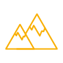 A illustration of a mountain