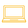 A illustration of a laptop