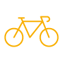 A illustration of a bicycle